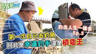 【釣出一桶金 EP5】同事送上神秘大禮一起神助攻！獨自挑戰河釣會再次槓龜嗎？ ft Aba888 【含羞草日記】 [upl. by Nagap]