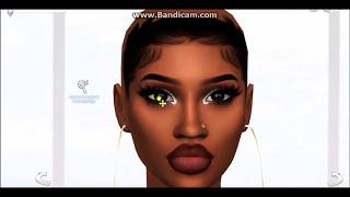 Sims4 CAS Insta Baddie  CC LIST [upl. by Acirederf]