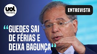 Guedes sai de férias e deixa bagunça e isso nos decepciona diz sindicato da Receita Federal [upl. by Aniretac]