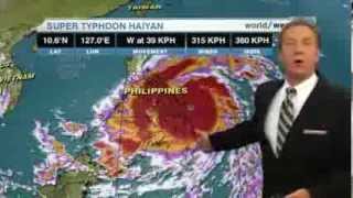 Super Typhoon Haiyan one of strongest storms ever hits central Philippines [upl. by Oeram]