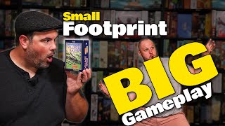 Top 10 SMALL Footprint BIG Gameplay Board Games [upl. by Oiluj]