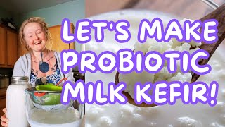 Lets make milk kefir for our health [upl. by Ahsemat595]