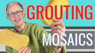 HOW TO GROUT A MOSAIC  A step by step guide to grouting mosaics [upl. by Cordelie793]