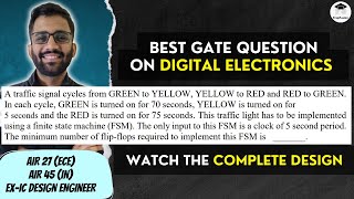 🔥GATE 2018 Traffic Light Problem in Digital Electronics ECE  PrepFusion  Himanshu Agarwal [upl. by Deeanne]