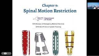 EMS Lecture  Spinal Motion Restriction [upl. by Ribaudo]