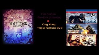 The Tim Burton BluRay Collection and King Kong Triple Feature DVD [upl. by Arjan743]