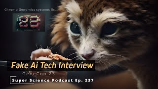 quotGeneCon23quot Ai generated fake podcast Tech Conference interview [upl. by Eldnar771]