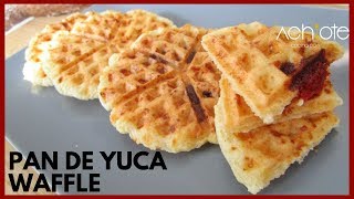 PANDEYUCA WAFFLE O AREPAWAFFLE DE YUCA La opción de desayuno o merienda que encanta a Todos [upl. by Eiggem]