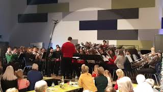 Wardle Youth Band Xmas 2019 All I Want for Christmas is You [upl. by Dnalor]