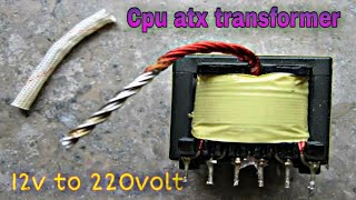 inverter 12v to 220volt from old computer power supply [upl. by Annunciata]