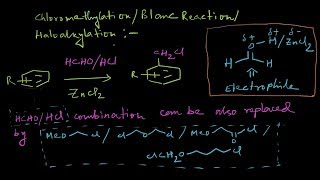 Chloromethylation Reaction also known as Blanc Reaction [upl. by Irep]