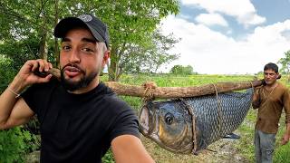 HUGE Fish Curry in Sri Lankan Village 50kg Catch amp Cook 🇱🇰 [upl. by Aicat]