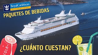 🍸 TODO sobre los PAQUETES de BEBIDAS de Royal Caribbean en 2024  GUÍA COMPLETA [upl. by Zarger96]