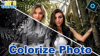 How to Colorize a Black and White Photo in Photoshop Elements [upl. by Atteroc]