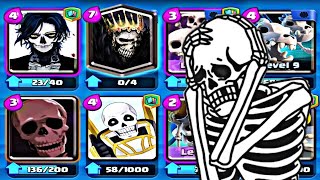 Skeleton Deck Be Like  Clash Royale [upl. by Patt]