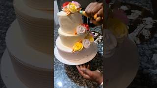 3 step cake design children day special cakecake [upl. by Anitsahs]