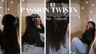 Doing my Own Passion Twists for the First Time  How To Step by Step ✂ [upl. by Aric]