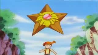 Staryu Vs Meowth Clefairy and the Moon Stone Clip [upl. by Lenahs]