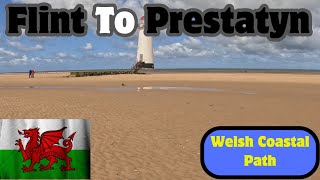 Flint To Prestatyn Brilliant walk on the Wales Coast Path [upl. by Peonir]