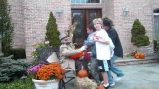 Us scaring Trick or Treaters Halloween 09 [upl. by Dnomsad257]