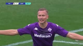 Highlights Fiorentina vs Empoli 11 Cambiaghi Cabral [upl. by Foote663]