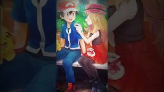 Ash X Serena edit  Ash X Serena love story 💕  Ash X Serena 🥰  ashxserenapokemonxyviralshort [upl. by Keely]