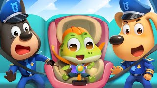 Let’s Buckle Up Story  Safety Tips  Kids Cartoons  Sheriff Labrador [upl. by Ahseyi]