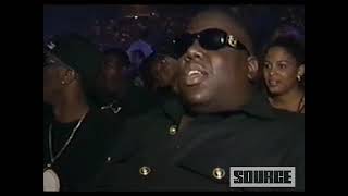 Biggie Smalls quotCant You Seequot w Total LIVE at SOURCE AWARDS 1995  Epic Performance [upl. by Iaras798]