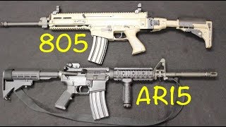 CZ Bren 805 vs AR15 [upl. by Leandra]