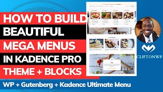 Kadence Pro Theme and Kadence Blocks Pro Tutorial How to Create Beautiful Mega Menus in WordPress [upl. by Nanda]