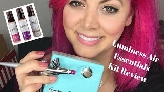 Luminess Air Airbrush Essentials Kit Review  Demo [upl. by Kant]