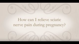 How to relieve sciatic nerve pain during pregnancy [upl. by Ainitsirk]