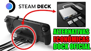 alternativas ECONOMICAS al DOCK oficial de STEAM DECK  hdmi  usb [upl. by Holtorf]