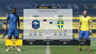 France  Suède FIFA 17  Qualif Coupe du Monde 2018 Russie  CPU Vs CPU [upl. by Adil]