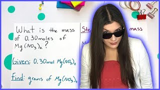 Converting Grams to Moles Using Molar Mass  How to Pass Chemistry [upl. by Hamann110]