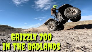 Yamaha Grizzly 700 First Ride [upl. by Fineman]