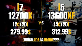 i7 12700k vs i5 13600KF  Which One Is Better🤔  16 Games Tested [upl. by Karolyn]