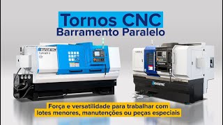 Torno CNC Barramento Paralelo Turner 4L e Turner 5  Eurostec [upl. by Ahtram397]