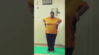 Elastic bands workout elasticbands weightlossjourney cardioworkout obesityweightloss trending [upl. by Duster]