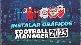 Como INSTALAR GRÁFICOS en FOOTBALL MANAGER 2023 [upl. by Faulkner]