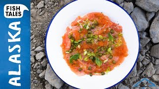 WILD Alaskan SALMON Carpaccio  Bart van Olphen [upl. by Linnet663]