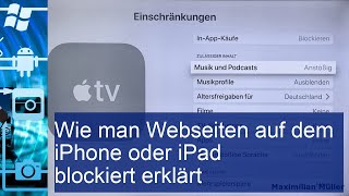 Webseiten auf iPhone und iPad blockieren So einfach gehts [upl. by Bartlet]