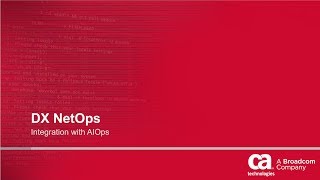 DX NetOps Integration with AIOps [upl. by Horatius]