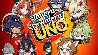 so the sumeru crewmeru played uno and it was a bit chaotic [upl. by Llehcear213]