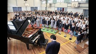 Nobuyuki Tsujii plays for school children Sydney 2016 [upl. by Laban]