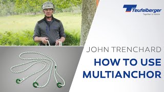 How to use the Teufelberger multiANCHOR by John Trenchard [upl. by Nihahs542]