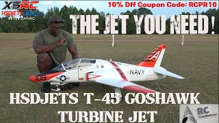 Epic First Flight The HSDJETS T45 Goshawk Jet Experience [upl. by Siednarb]