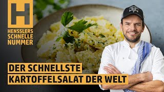 Schnelles Der schnellste Kartoffelsalat der Welt Rezept von Steffen Henssler [upl. by Oker]