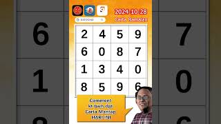 Carta Ramalan 4D Prediction Gd Lotto 102824  Dato Chai ramalan4d gdlotto4dchart 9lotto4D [upl. by Anohsal413]