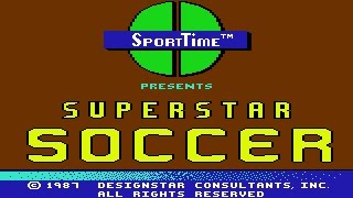 SUPERSTAR SOCCER Gameplay C64  Manager e gioco ad alti livelli ma palloso allinizio [upl. by Cardwell]